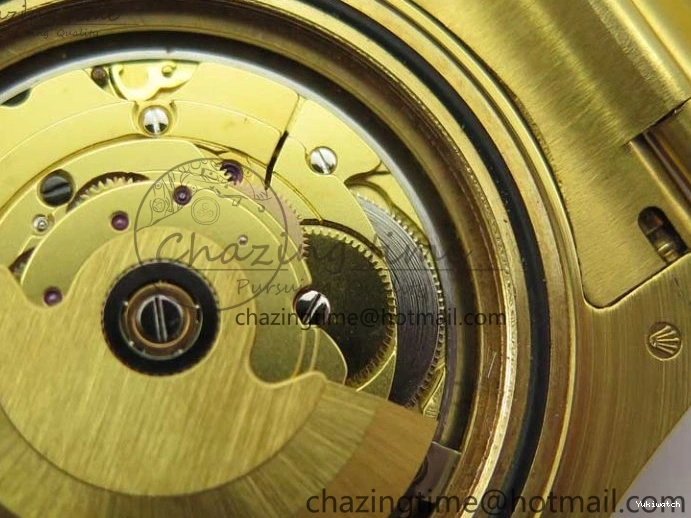 LN A2836 YG Dial Best Edition Wrapped Wrapped Bracelet Submariner Black 116618 D1F YG on 0207